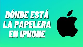 Dónde está la papelera en iPhone [upl. by Ck]