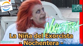 Canción Nochentera por La Niña del Exorcista 2023  PortAventura World [upl. by Beshore]