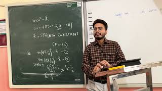 Oscillation lecture 3 numerical part 1 JEE PYQs class 11 Physics [upl. by Ritz]