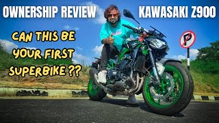 KAWASAKI Z900 LONG TERM REVIEW  Is it worth buying   DETAILED REVIEW  Service Cost [upl. by Swain]