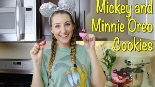 Mickey and Minnie Oreo Cookies  Pretty Little Bakers [upl. by Philps52]