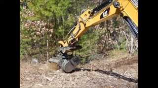 Brown Raptor Prototype on a CAT 3055  13 GPM Motor [upl. by Sirronal63]