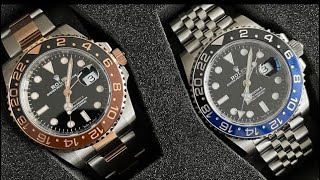 Rolex GMT CHNR vs BLNR  Rootbeer or Batman Batgirl [upl. by Eissim127]