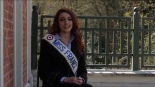 Interview alsacienne de Delphine Wespiser Miss France 2012 [upl. by Naloc]