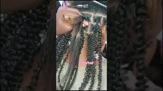 Hairstyles tresses africaine youtubeshorts braids coiffureadomicile hairstyle hair braidstyle [upl. by Dihahs]