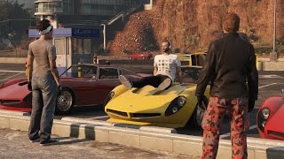 GTA 5 ONLINE  CLASSIC AND LOWRIDER CAR MEET AND CRUISE HD [upl. by Billmyre]