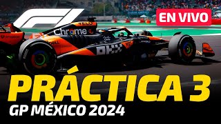 🔴F1 DATACAST  GP MÉXICO🇲🇽 PRÁCTICA 3 FP3  Live Timing y Mapa Virtual EN VIVO [upl. by Adnilreh913]