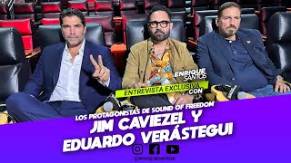 En el corazón de la liberaciónEntrevista a Jim Caviezel y Eduardo Verástegui sobre Sound of Freedom [upl. by Mascia]