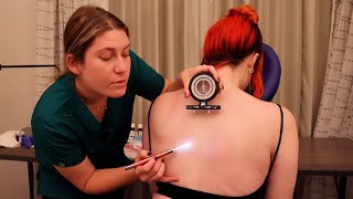 ASMR for DEEP SLEEP  Nervoscope Spine Tracing amp Chiropractic Exam [upl. by Notxam]