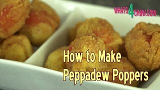 How to Make Peppadew Poppers  Crumbed Deepfried Stuffed Piquante Peppers [upl. by Ahsimaj]