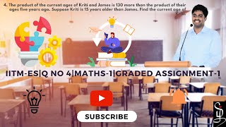 IITMESQ NO 4MATHS 1GRADED ASSIGNMENT1 [upl. by Yecam]