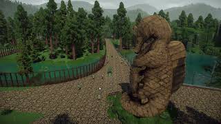 A dinosaur park in the Redwoods of California  All Coastal species in Prehistoric Kingdom [upl. by Alrahs]