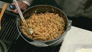 Chef Kevin Beltons Crawfish Jambalaya [upl. by Arella]