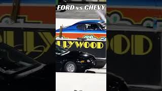 ULTIMATE 7 SEC RACE FORD VS CHEVY shorts dragrace wheelie ford chevy [upl. by Aihgn]