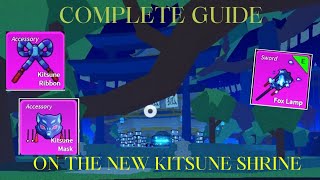 HOW TO EASILY FIND THE KITSUNE SHRINEComplete Guideroblox bloxfruits reupload [upl. by Grizel]