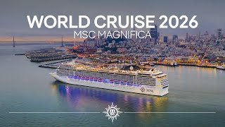 MSC Weltreise 2026 an Bord der MSC Magnifica [upl. by Assirolc]