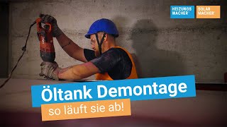 Öltank Demontage  so läuft sie ab [upl. by Ateuqahs]