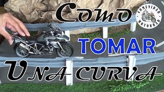 COMO TOMAR O TRAZAR LAS CURVAS EN UNA MOTO [upl. by Evania]