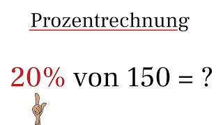 Prozentrechnung  Prozent einfach berechnen [upl. by Yerd]