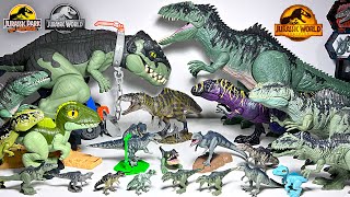 NEW GIGAS Every GIGANOTOSAURUS FIGURE in Jurassic World [upl. by Laurice]