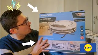 Unboxing robot aspirateur SILVERCREST de LIDL [upl. by Roybn]