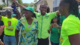 NEW CANDATE NOMINATED FROM THE JLP WINSTONS DOWNIE OF THE MORANT BAY DIVISION [upl. by Yanrahc]