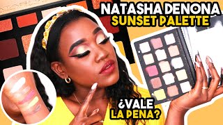 LA PALETA MAS CARA DEL MUNDO💰 VALE LA PENA  NATASHA DENONA SUNSET PALETTE [upl. by Kenzi]