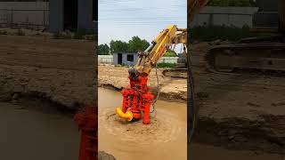 excavator everyone this is an excavator silt pump a hydraulic silt removal b03 [upl. by Meredi630]