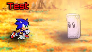 Macromedia flash 8 sprite animation test  Sonic vs sandbag [upl. by Htebazil]