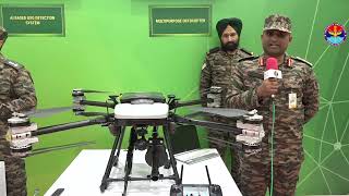 Multipurpose Octocopter by Indian Army  Indigenous innovation by Army Design Bureau [upl. by Nitreb585]