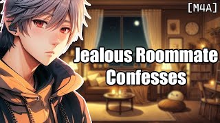 ASMR Your Roommate Gets Jealous and Confesses to You m4alots of kissesTsundere speaker [upl. by Grosvenor]