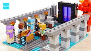 レゴ マインクラフト 武器庫 21252 ／ LEGO Minecraft The Armory Speed Build amp Review [upl. by Roma948]