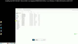 Intel WiFi driver 236012 on Windows1123H2226313737GBB760MDS3HAXrev12 [upl. by Ahsiemac]