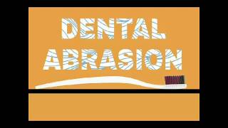 Abrasion  dental abrasion  notching of tooth  faulty brushing habit  Dr Jyoti Agarwal [upl. by Cahan]