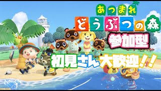 「あつまれどうぶつの森参加型」 みんな楽しくプレイしようぜ！初見さん初心者さんいらっしゃいゆっくりしてね！ [upl. by Marks]