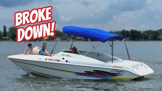 Water testing the cheapest speed boat on FB marketplace [upl. by Blount]