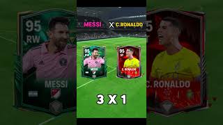 Messi VS CRonaldo☠🔥 fcmobile fifamobile eafcmobile eafc24 shorts messi ronaldo [upl. by Niltag]