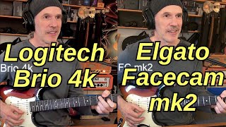 Logitech Brio 4k vs Elgato Facecam mk2 [upl. by Niloc270]