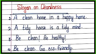 10 best slogan on cleanliness in englishswachata par nare [upl. by Yraeht752]