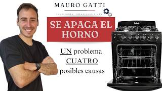 SE APAGA EL HORNO Te explico las 4 posibles causas y soluciones [upl. by Susy]