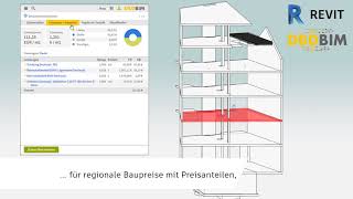 Leistungsverzeichnis und Baukosten auf Knopfdruck mit Autodesk Revit und DBDBIM [upl. by Garrett]