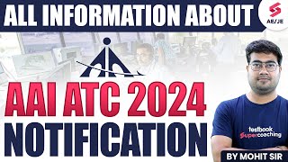 Latest Update AAI ATC 2024 Recruitment New Notification By Mohit Sir [upl. by Berman505]