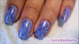 Drag Marble Nail Art [upl. by Gaylene]