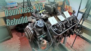 Ep7 Rebuilding the Dauntless V6 for my Jeep Restoration jeep engine [upl. by Abbie192]