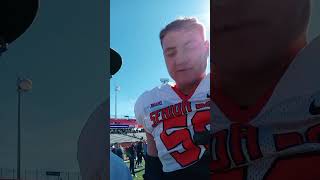 Quick interview with OT Ethan Driskell of Marshall University [upl. by Sherye]