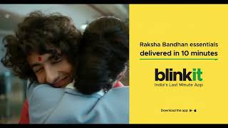 Celebrate Rakhi in minutes  Blinkit  Indias Last Minute App [upl. by Marinna]