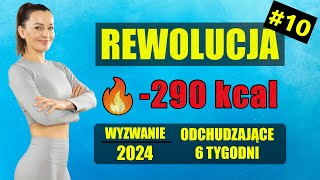 WYZWANIE Odchudzające REWOLUCJA 🔥Trening 10 290 KCAL bez wyskoków [upl. by Akcemat]