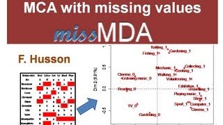 Multiple correspondence analysis on an incomplete dataset [upl. by Bret986]