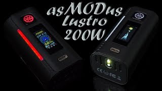 asMODus Lustro 200W Box Mod [upl. by Berkshire]