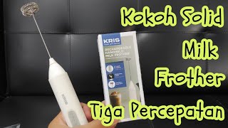 MILK FROTHER DARI KRIS  DESIGN CAKEP  RECHARGEABLE TYPE C 👌👌 [upl. by Pardo]